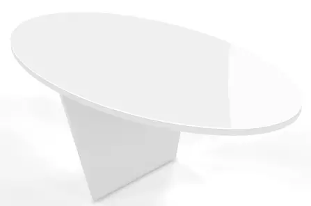  Deska stolu Dancan ROCKET bílá + desková noha