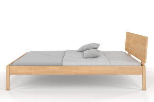 Dřevěná buková postel Visby AMMER / 180x200 cm, přírodní barva