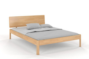 Dřevěná buková postel Visby AMMER / 90x200 cm, přírodní barva