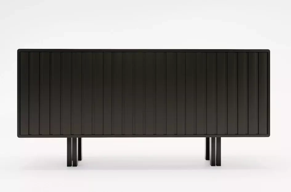 Černá komoda Skandica VIGGE / šířka 149 cm