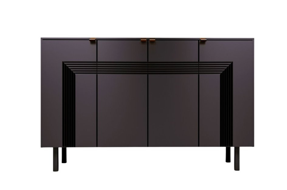 Černá Komoda Dancan YOKO / šířka 156 cm