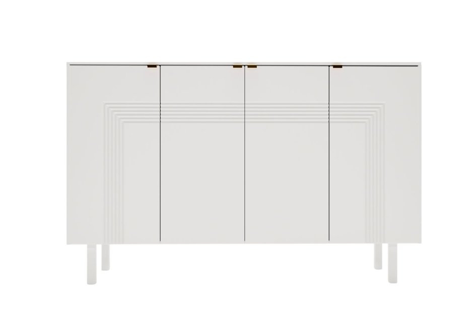 Bílá Komoda Dancan YOKO / šířka 156 cm