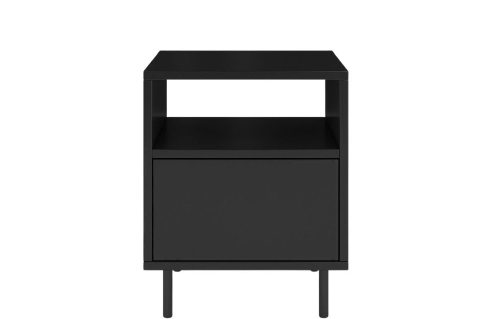 Černý moderní noční stolek dancan Mirka