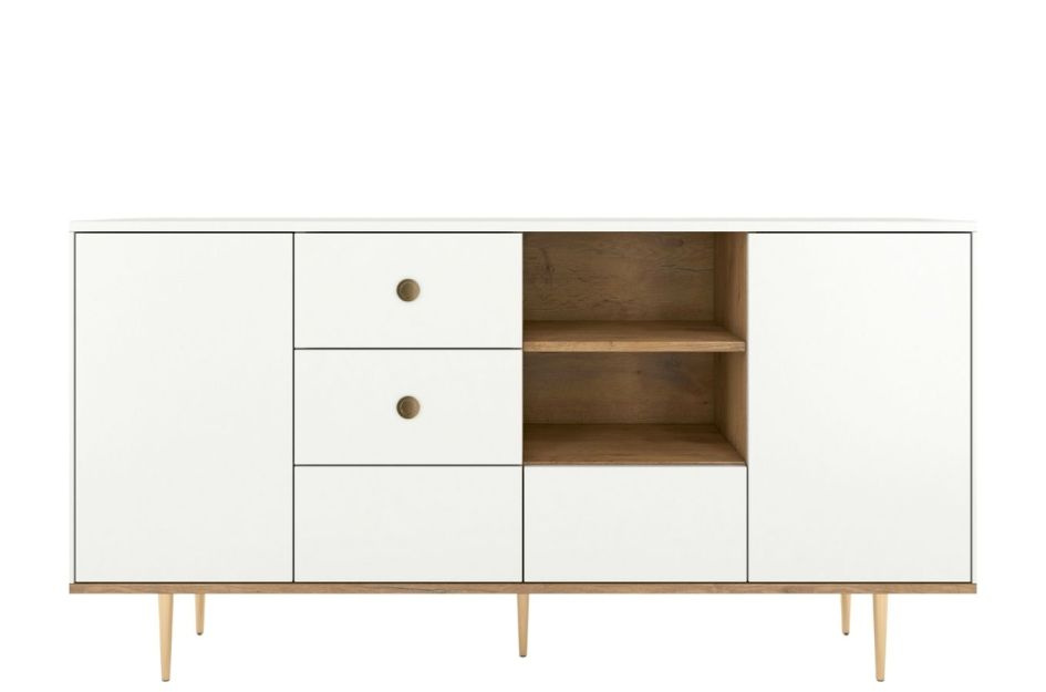 Bílá moderní komoda SKANDICA HARMONI