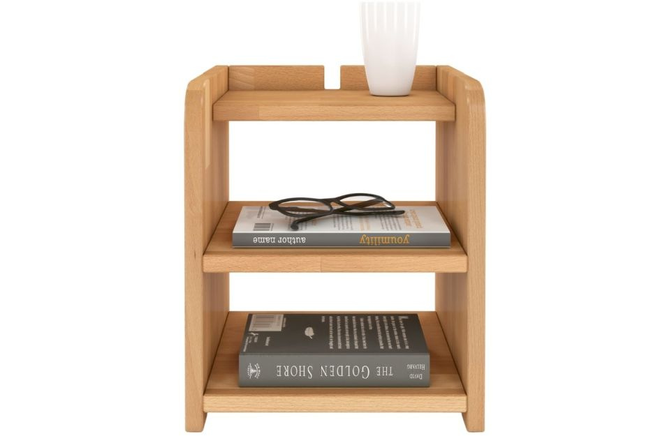 Dřevěný noční stolek z bukového dřeva Visby HOLEN